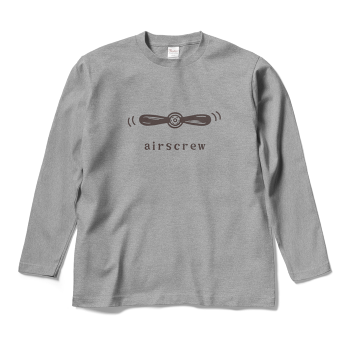 ロングスリーブTシャツ - M - 杢グレー