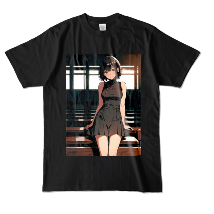 カラーTシャツ - L - ブラック (濃色)