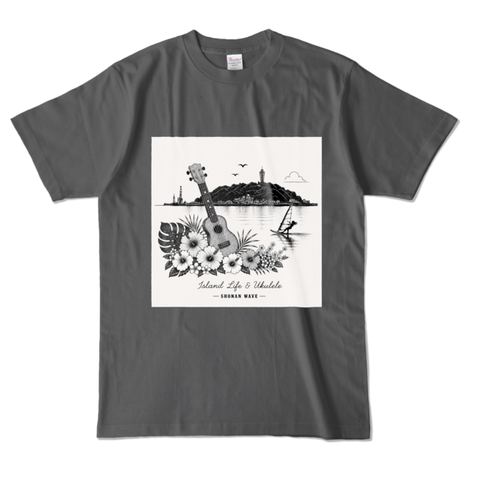カラーTシャツ - L - チャコール (濃色)