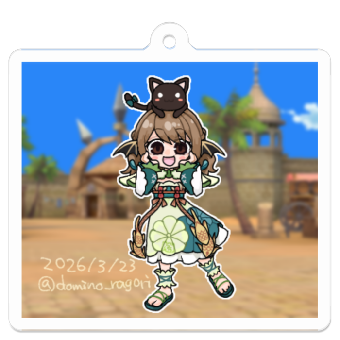 アクリルキーホルダー - 50 x 50 (mm)(64)