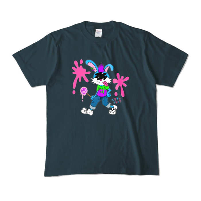 カラーTシャツ - M - デニム (濃色)