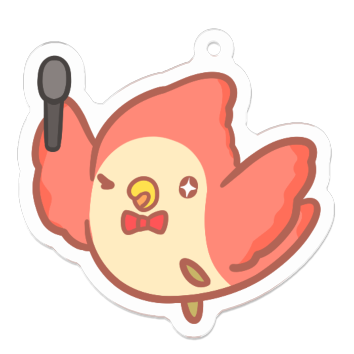 アクリルキーホルダー - 50 x 50 (mm)