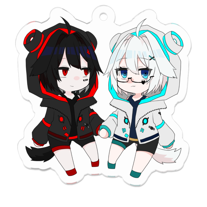 アクリルキーホルダー（コーティング） - 50 x 50 (mm)