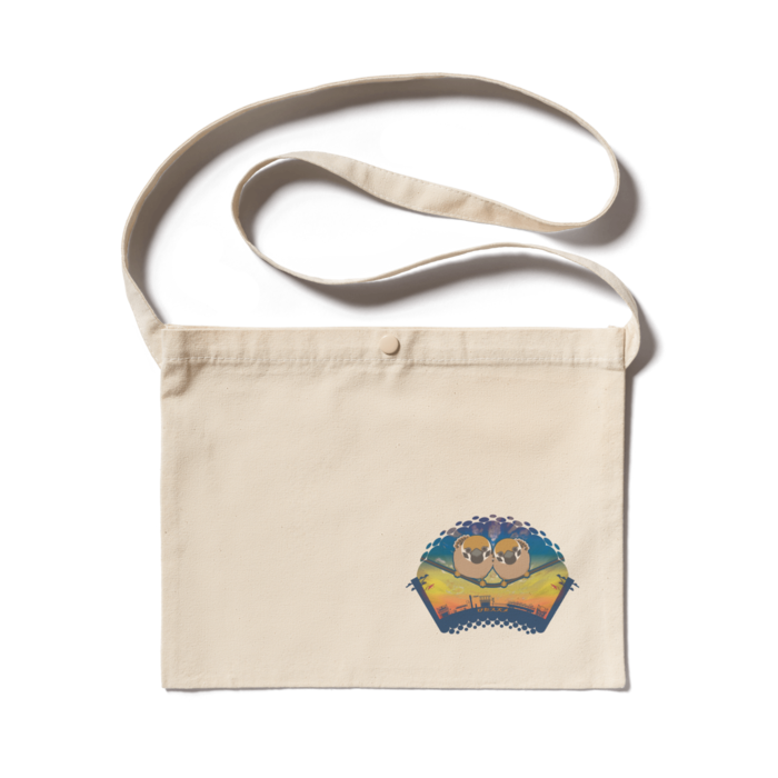 サコッシュ - 300 x 230 (mm)　ナチュラル