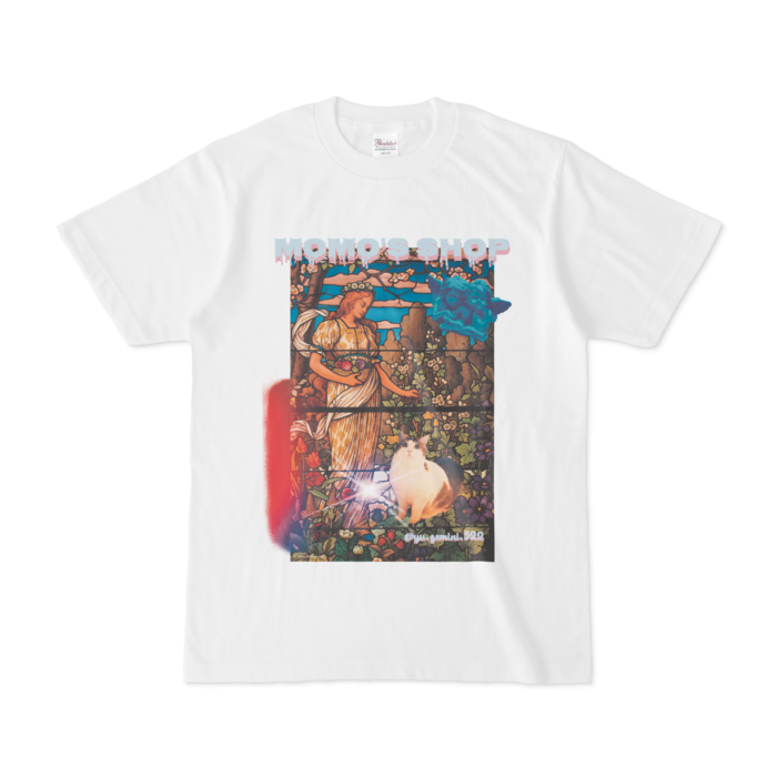 Tシャツ - S - 正面(ステンドグラス風)