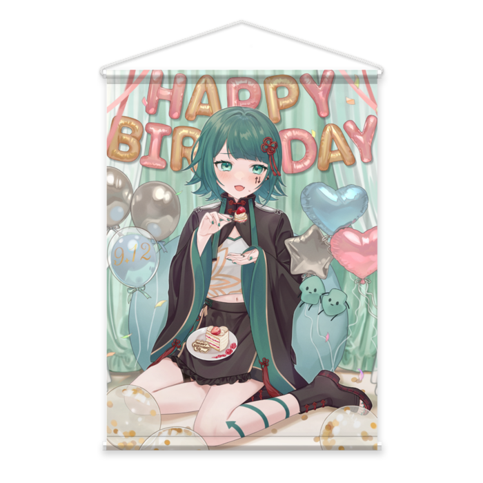 B2タペストリー うえしたちゃん誕生日記念グッズ Ueshita Shop Booth
