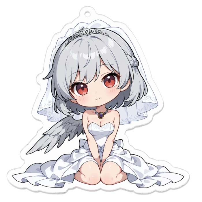 アクリルキーホルダー - 70 x 70 (mm)(キャラのみ)