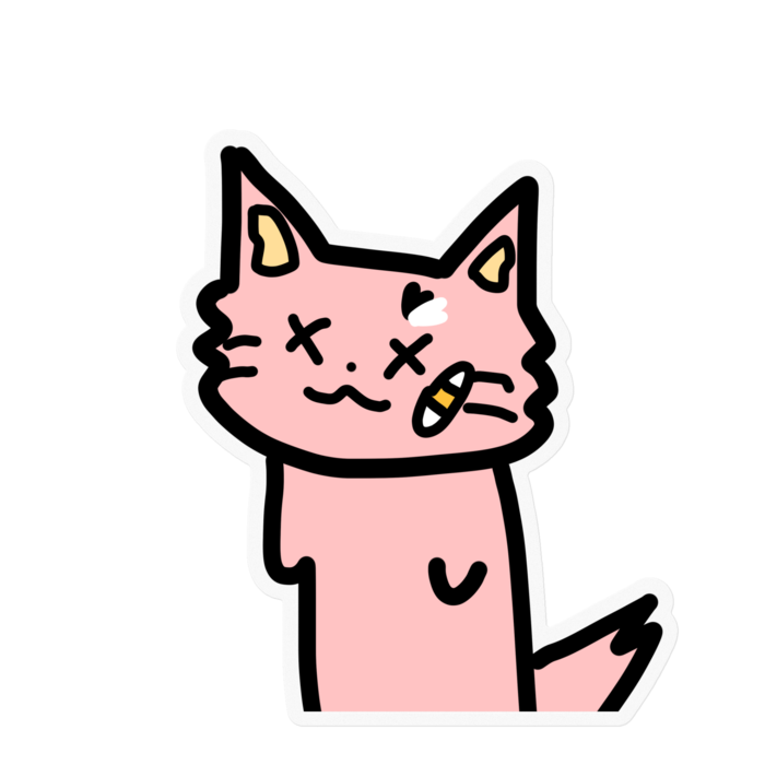 ステッカー - 100 x 100 (mm)