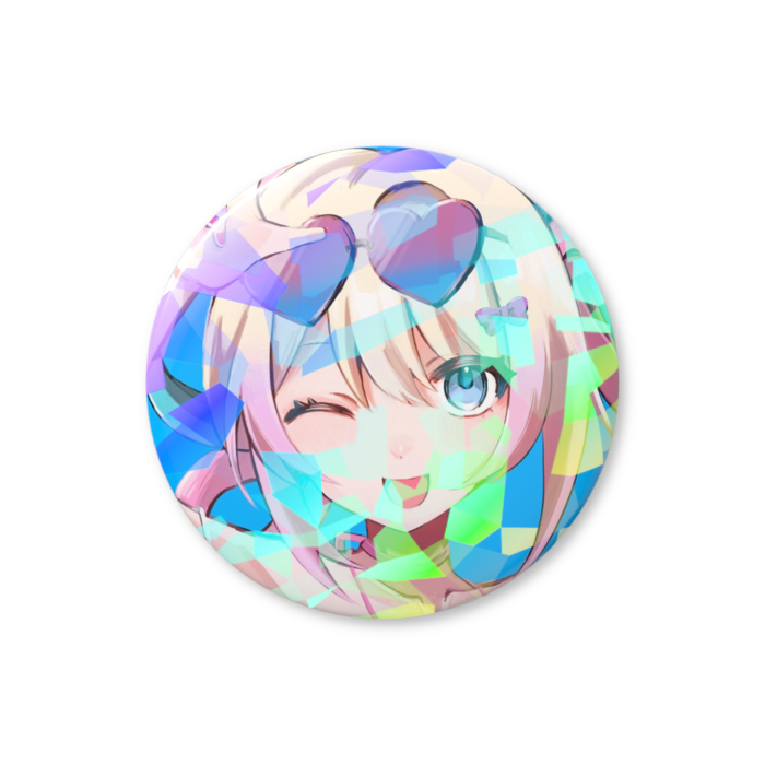 ホログラム缶バッジ - 56mm