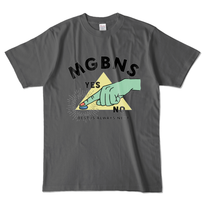 カラーTシャツ - L - チャコール (濃色)