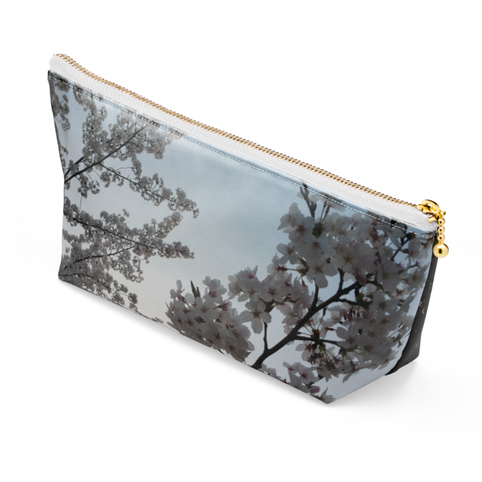 ポーチ - 長さ21.5cm / 高さ10cm - ホワイト