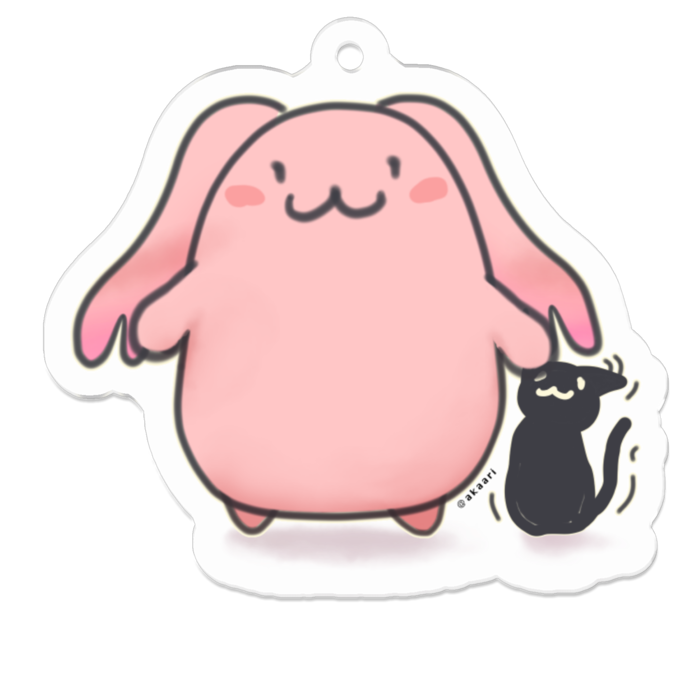 アクリルキーホルダー（コーティング） - 50 x 50 (mm)