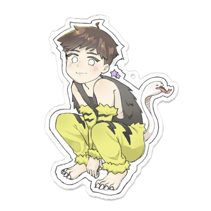 アクリルキーホルダー - 100 x 100 (mm)