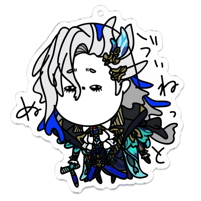 アクリルキーホルダー - 70 x 70 (mm)