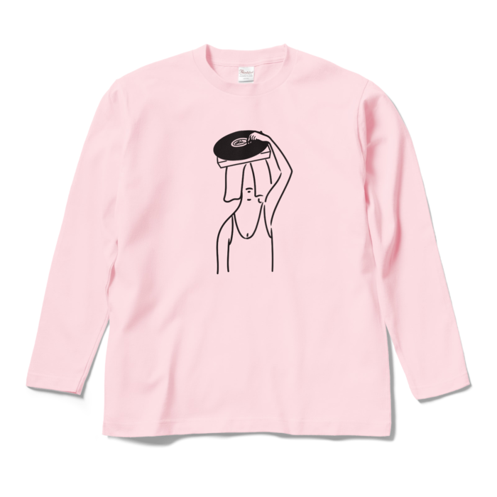 ロングスリーブTシャツ - M - ライトピンク