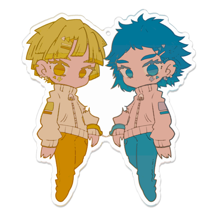 アクリルキーホルダー - 100 x 100 (mm)