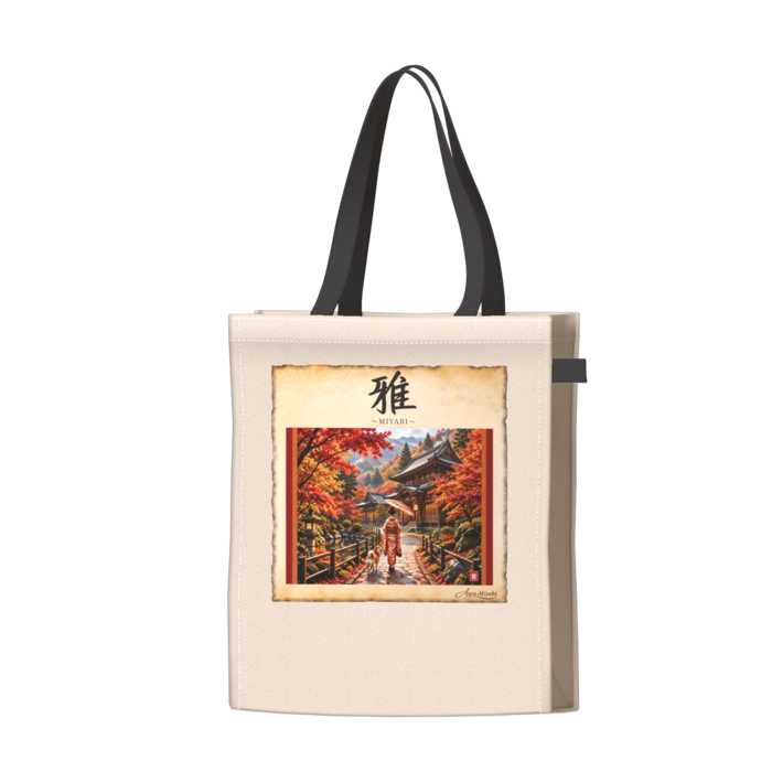 ツートンカラーバッグ - ブラック - W34 × H41 × D14cm