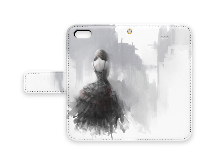 手帳型iPhoneケース - iPhone 5 / 5s / SE - ストラップ穴 あり