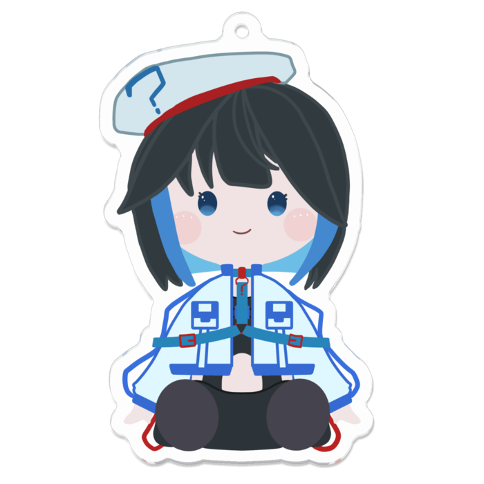 アクリルキーホルダー（コーティング） - 70 x 70 (mm)