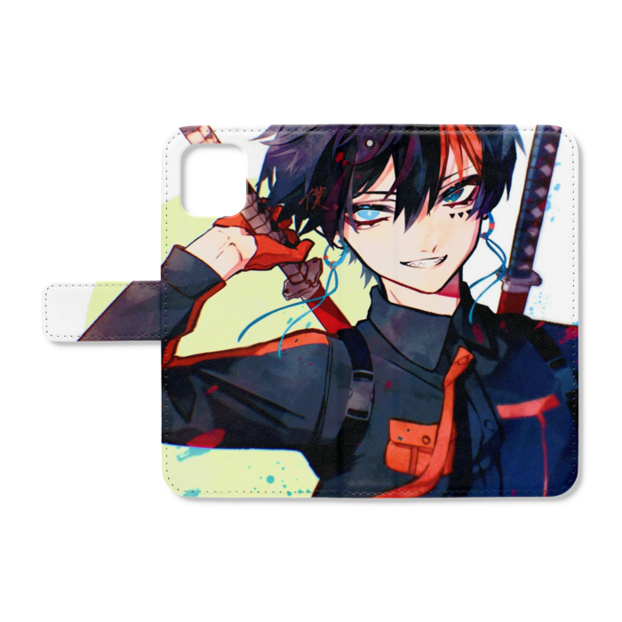 手帳型iPhoneケース - iPhone11 - ストラップ穴 あり