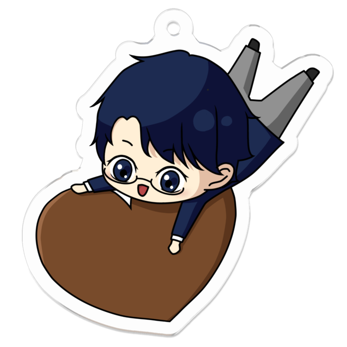 アクリルキーホルダー - 50 x 50 (mm)