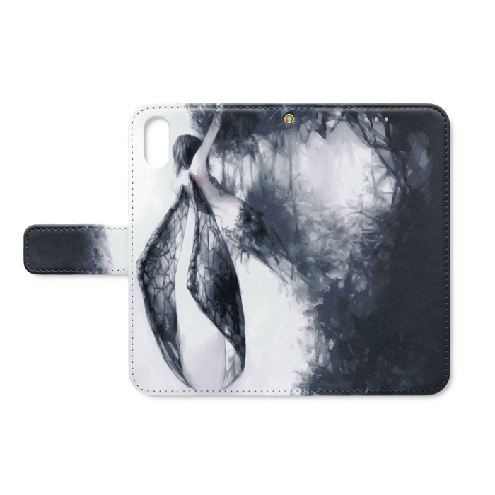 手帳型iPhoneケース - iPhone X - ストラップ穴 あり