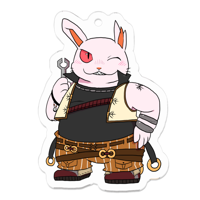 アクリルキーホルダー - 50 x 50 (mm)