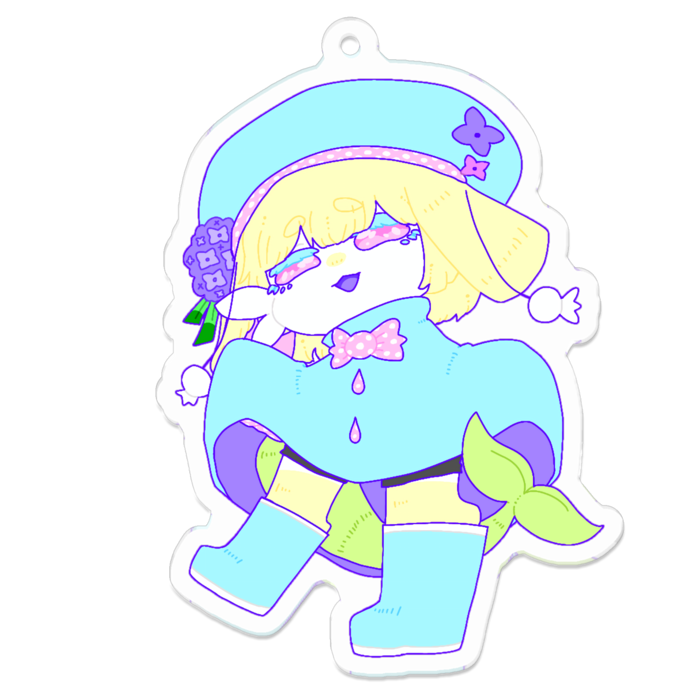 アクリルキーホルダー - 70 x 70 (mm)