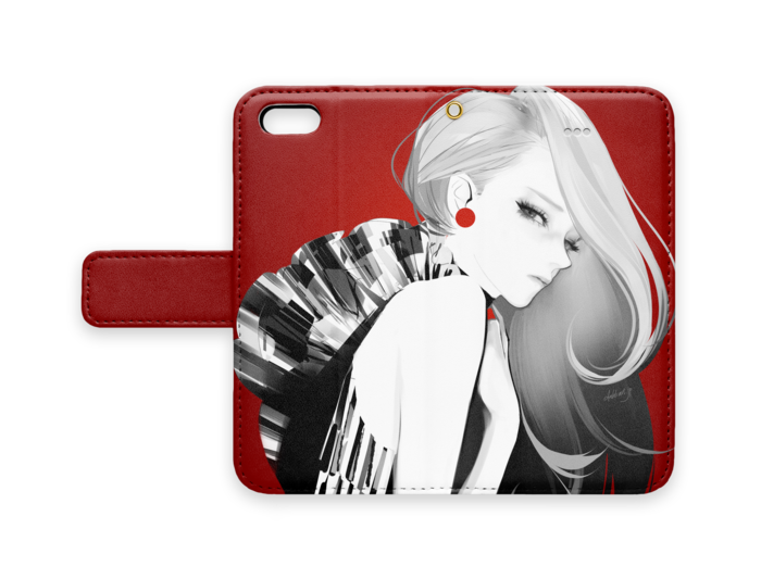 手帳型iPhoneケース - iPhone 5 / SE - ストラップ穴 あり