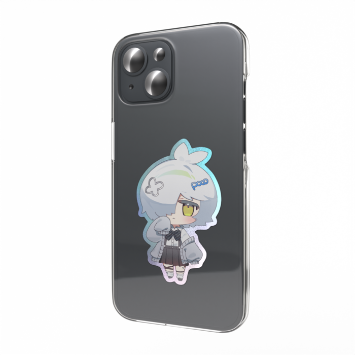 チミぽこオーロラスマホステッカー
