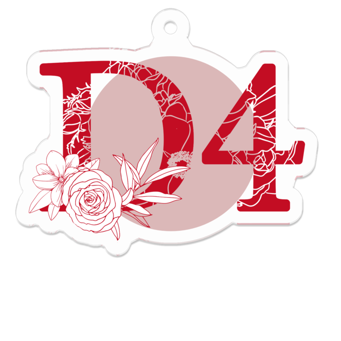【D4】アクリルキーホルダー