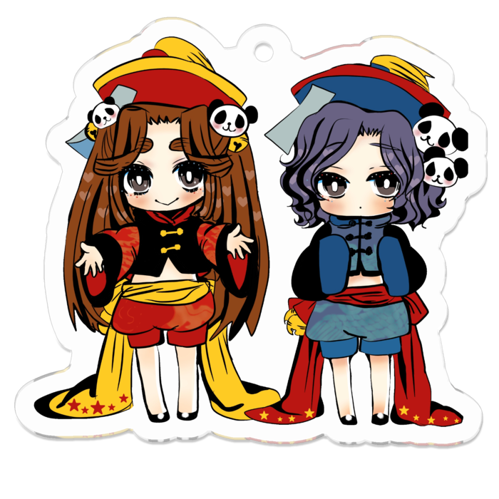アクリルキーホルダー - 50 x 50 (mm)