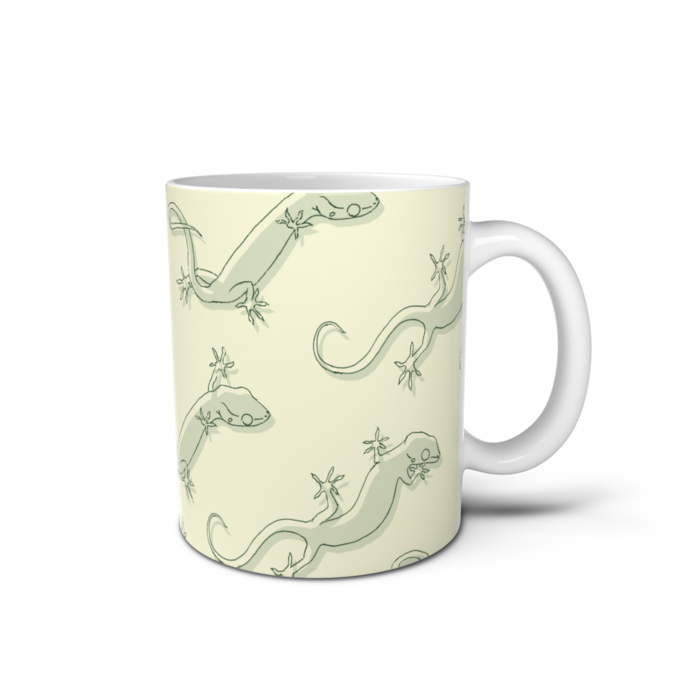 緑　マグカップ - 直径 8 cm / 高さ 9.5 cm