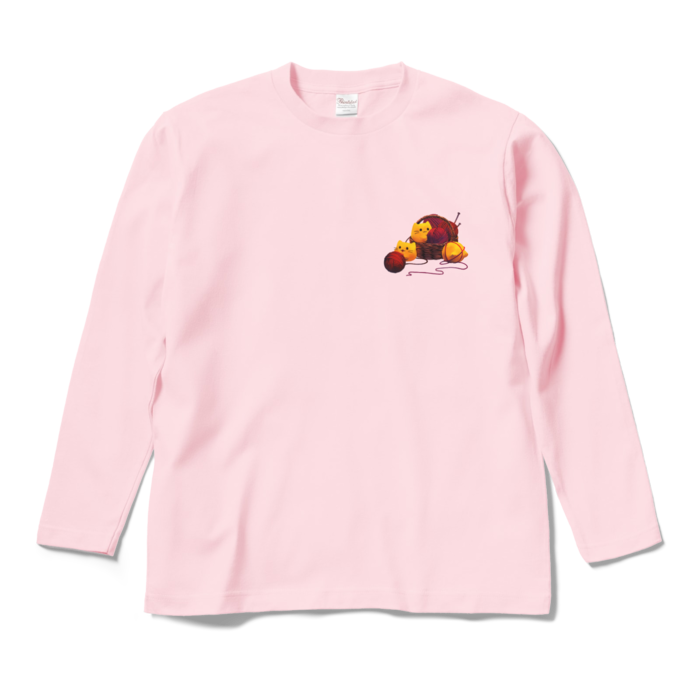 ロングスリーブTシャツ - M - ライトピンク