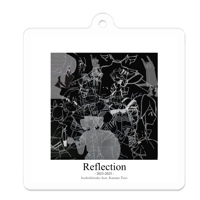 アクリルキーホルダー - 50 x 50 (mm)