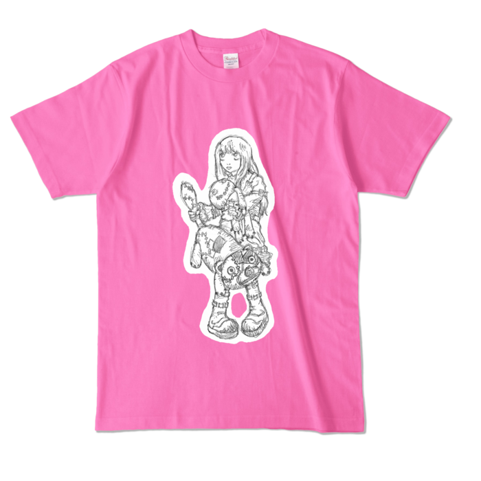 カラーTシャツ - L - ピンク (濃色)