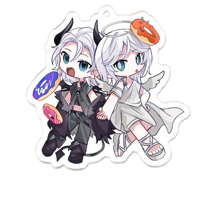 アクリルキーホルダー - 70 x 70 (mm)