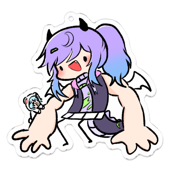 アクリルキーホルダー - 70 x 70 (mm)