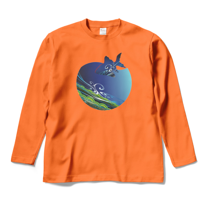 ロングスリーブTシャツ - M - オレンジ