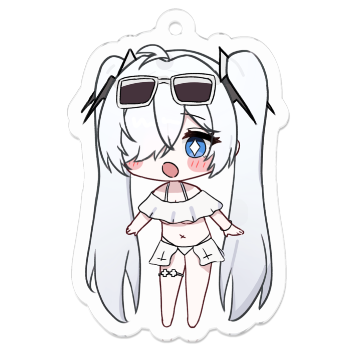 アクリルキーホルダー - 50 x 50 (mm)