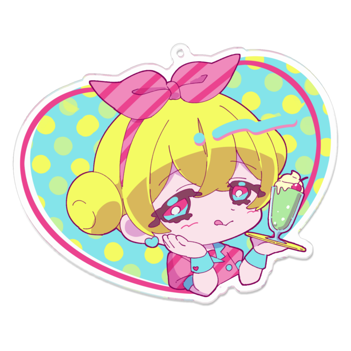 アクリルキーホルダー - 100 x 100 (mm)