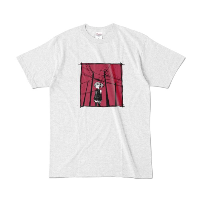 カラーTシャツ - L - アッシュ (淡色)