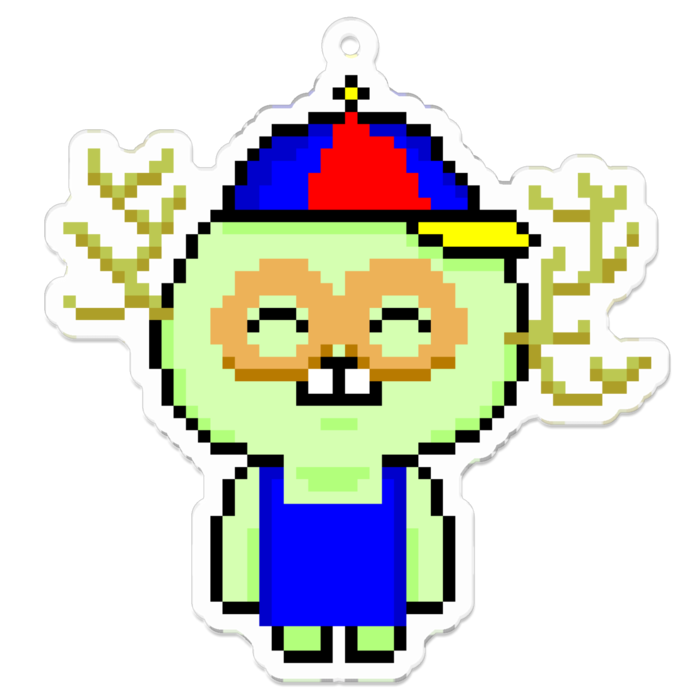 アクリルキーホルダー(コーティング) - 70 x 70 (mm)