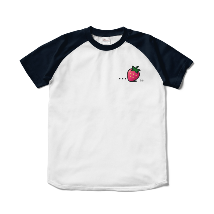 ラグランTシャツ - S - ホワイト×ネイビー