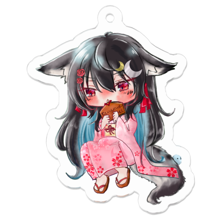 アクリルキーホルダー - 50 x 50 (mm)