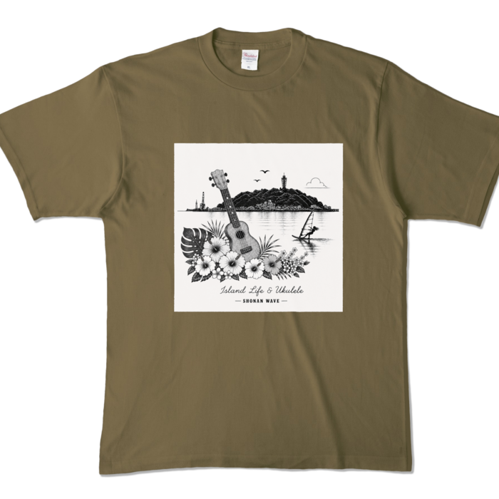 カラーTシャツ - XL - オリーブ (濃色)