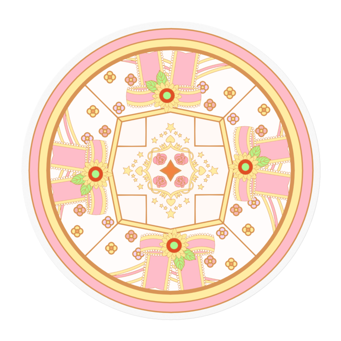 ステッカー - 100 x 100 (mm)