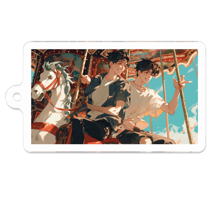 アクリルキーホルダー - 50 x 50 (mm)