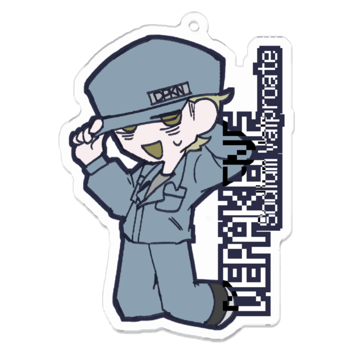 アクリルキーホルダー - 70 x 70 (mm)