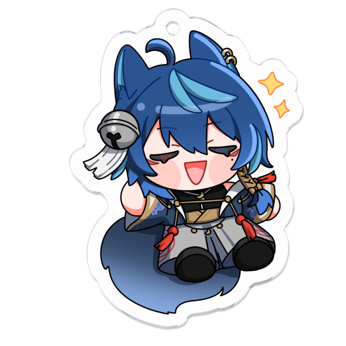 アクリルキーホルダー - 50 x 50 (mm)